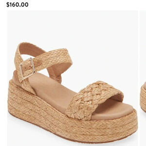 Vince Camuto Straw/Raffia Sandals-Size 9.5
